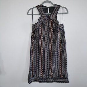 Sahara Tapestry Colorblocked Dress